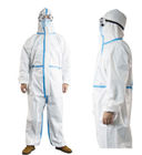 Antivirus Medical Coverall Suit Microporous Breathable PP+PE Membrane Skin Friendly supplier