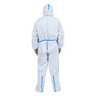 Eco Friendly Material Medical Coverall Suit , Disposable Chemical Suit Customized Logo supplier