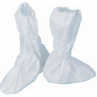 White Disposable Non Woven Shoe Cover , Hospital Shoe Covers Economical Hygienic supplier