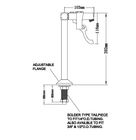 Pedestal Push Back Single Glass Filler OEM Bar Sink Faucet supplier