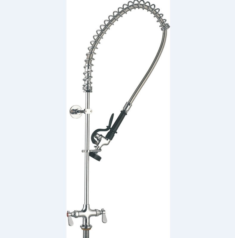 Polished Deck Mounted Pre Rinse Unit With Faucet supplier