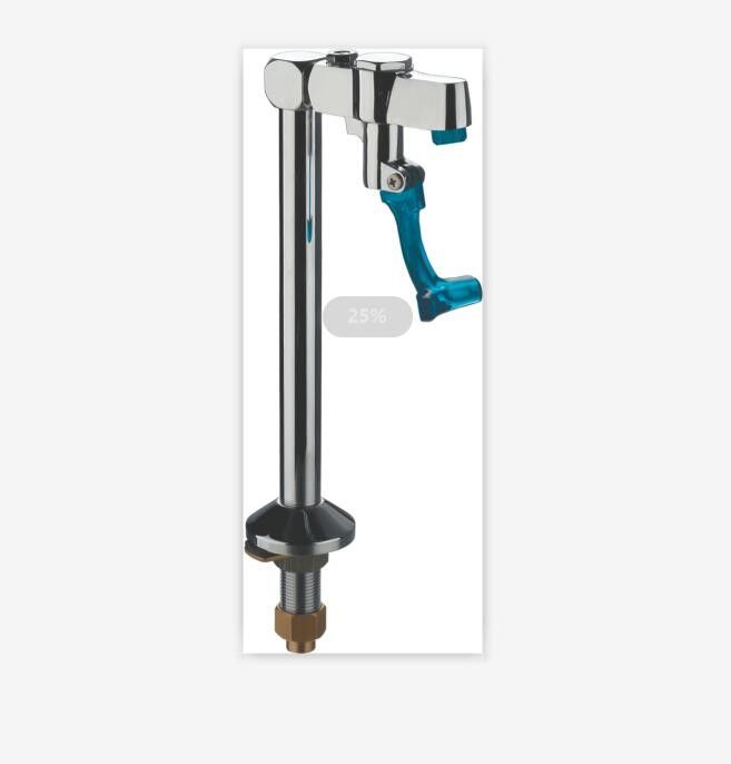 Pedestal Push Back Single Glass Filler OEM Bar Sink Faucet supplier